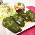 pipiinori's cooksnap of when they made ハロウィン☆ピーマンの肉詰めゴースト.