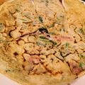 bigflowers's cooksnap of when they made ニラといかのカリカリチヂミ♪.