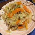 へなちょこ3世's cooksnap of when they made 野菜たっぷり☆白菜で皿うどん.