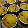 いちご♡マシュマロ's cooksnap of when they made 簡単★HMのかぼちゃマフィン♪.