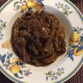 YUKI０'s cooksnap of when they made 牛肉と大根の醤油炒め.