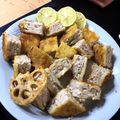 クックGUXEAA☆'s cooksnap of when they made レンコンのはさみ揚げ.