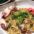 yume0211's cooksnap of when they made 大磯屋いかのバターしょうゆ焼そば.