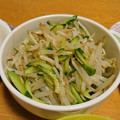 うぅこちゃん's cooksnap of when they made 簡単！もやしときゅうりの生姜醤油和え。.