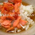 MIYA缶's cooksnap of when they made 夏にオススメ！冷たい鮭茶漬け.