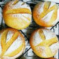 あーこ先生's cooksnap of when they made ＊ソフトな全粒粉の田舎パン＊.
