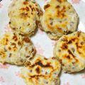 nosso's cooksnap of when they made ＊離乳食完了期＊納豆いりパンケーキ.