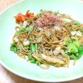 YUH♡ママ's cooksnap of when they made 白菜と卵のソース焼きそば.