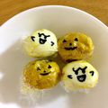 りん８０４'s cooksnap of when they made 簡単ハロウィンカボチャ（キャラ弁おかず）.