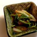こほみっこ's cooksnap of when they made 三つ葉と蒲鉾のウニ和え❤.
