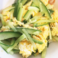 パクパクpanda's cooksnap of when they made 我が家の中華✿きゅうりと卵の炒め.