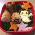 1005トマコマ's cooksnap of when they made キャラ弁ハロウィン★ねないこだれだオバケ.