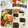 ＊ラビママ＊'s cooksnap of when they made 海苔弁deおばけちゃん.