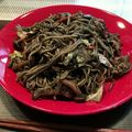 マイロード's cooksnap of when they made 東村山★黒焼きそば〜イカ墨〜.