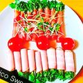 ☆☆☆さゆ☆☆☆'s cooksnap of when they made 簡単！かいわれ巻くだけ生ハムサラダ☆.