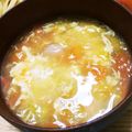 ♡やさし～い味♡'s cooksnap of when they made トマトと卵のチーズいりコンソメスープ.