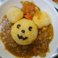やまたんこまたん's cooksnap of when they made ★ハロウィン★ミッキーおばけカレー★.