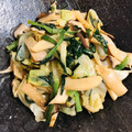 Miporin☆15's cooksnap of when they made エリンギのにらマヨ炒め.