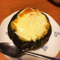 monti12's cooksnap of when they made かぼちゃ丸ごとグラタン.