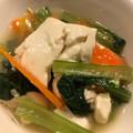oimoim's cooksnap of when they made 簡単♪小松菜と豆腐 鶏ささみの中華煮！.
