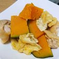みしね's cooksnap of when they made 白だしにお任せ、かぼちゃと油揚げの煮物.