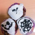 tekkokko☆'s cooksnap of when they made マシュマロおばけの♪カップケーキ.