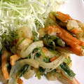 しゃねママ's cooksnap of when they made 桜エビと三つ葉のサクサク天ぷら♡かき揚げ.