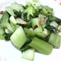 ねっちゃんっ's cooksnap of when they made 青梗菜のにんにくいため.