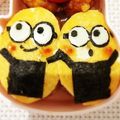 sghrmnm's cooksnap of when they made キャラ弁☆オムライスのミニオンズ♪.