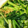 ジューシーmix's cooksnap of when they made 干しエビ入りの青菜炒め.