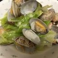 elisalice's cooksnap of when they made アサリとキャベツの酒蒸し.
