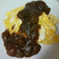 まゆぴーとこちゃ's cooksnap of when they made ☆簡単！とっても美味しいオムライス☆.