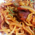 キャラメグ♪'s cooksnap of when they made 時短節約 焼きそばで作るナポリタン.