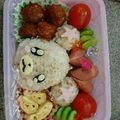ミーコト's cooksnap of when they made キャラ弁☆魔法使いプリキュア☆モフルン.