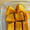 シナモシナモ's cooksnap of when they made めんつゆでレンチン★かぼちゃの煮物.