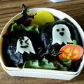 栗丸うさぎ's cooksnap of when they made ハロウィン★おにぎり♡オバケ♫簡単♩.