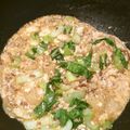 ☆こまっと☆'s cooksnap of when they made 麻婆豆腐風～豆腐と青梗菜の中華炒め.
