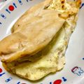 たまご半熟's cooksnap of when they made 胸肉のクリームチーズはさみ焼き.