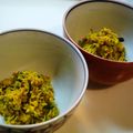 kurukurumin's cooksnap of when they made 秋の味覚♪菊とワカメの味噌ポン酢和え.
