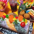 ♡MUN♡'s cooksnap of when they made ハロウイン　ロール寿司.