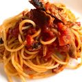 _mio_'s cooksnap of when they made さんまのトマトソースパスタ.