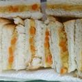 ｽｶｲﾌｨｯｼｭ☆'s cooksnap of when they made 離乳食～後期　さつま芋あんのサンドイッチ.