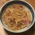 HAL♫HAL's cooksnap of when they made 大根とベーコンのきんぴら炒め.
