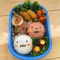 minch＊＊'s cooksnap of when they made ハロウィン お弁当 幼稚園 キャラ弁♡.