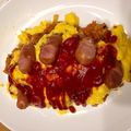 akarin72's cooksnap of when they made ハロウィンオムライスヽ(‾д‾;)ノ.
