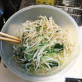 ちび飴's cooksnap of when they made 水菜ともやしのお浸し.