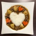 らいぶ's cooksnap of when they made 愛情たっぷりハートごはんのカレー.