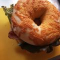 ひがさゆ's cooksnap of when they made 朝食に♪ベーグルのオープンサンド.