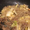 reo69's cooksnap of when they made ◎白菜&豚肉&春雨の胡麻みそ炒め◎.