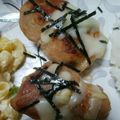 ユッユ's cooksnap of when they made ご飯が進む♪木綿豆腐の☆肉巻き♡照り焼き.